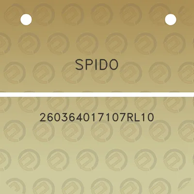 spido-260364017107rl10