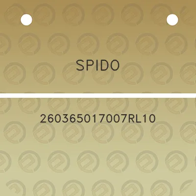 spido-260365017007rl10