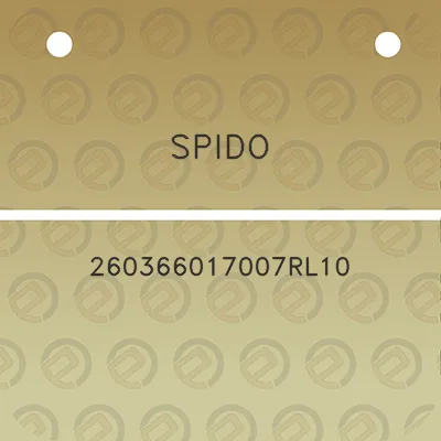 spido-260366017007rl10