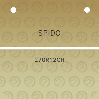 spido-270r12ch