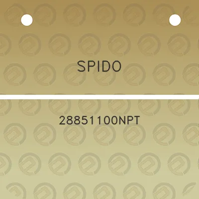 spido-28851100npt