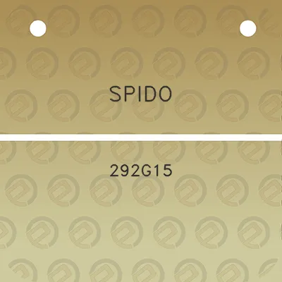 spido-292g15