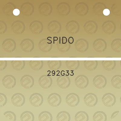 spido-292g33