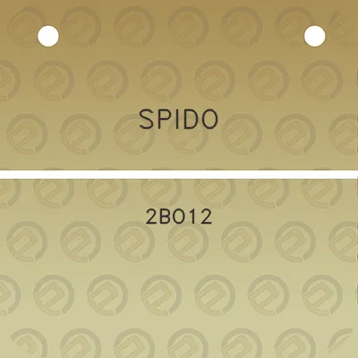 spido-2bo12