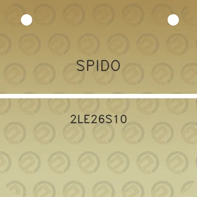 spido-2le26s10