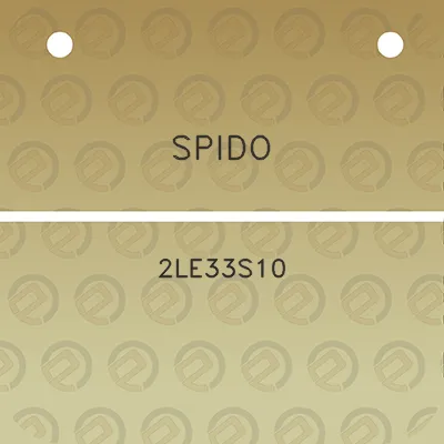 spido-2le33s10