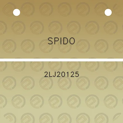 spido-2lj20125