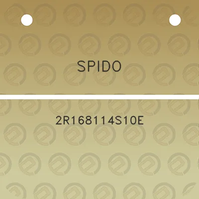 spido-2r168114s10e