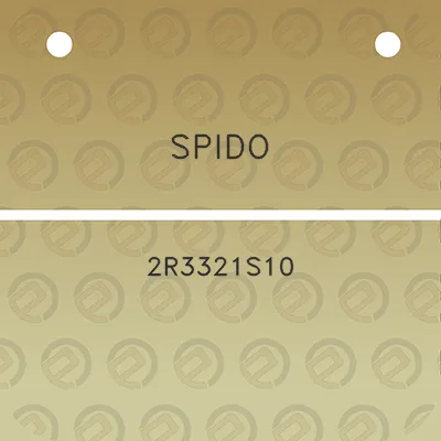 spido-2r3321s10