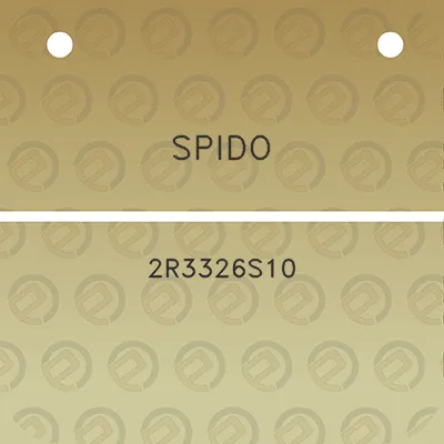 spido-2r3326s10