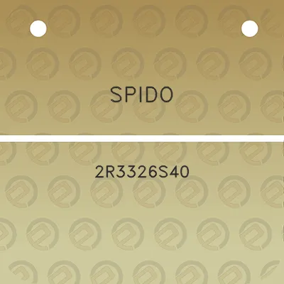 spido-2r3326s40