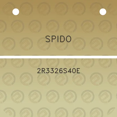 spido-2r3326s40e