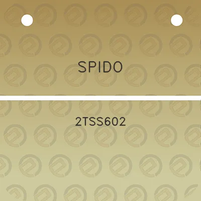 spido-2tss602