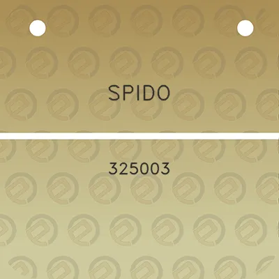 spido-325003