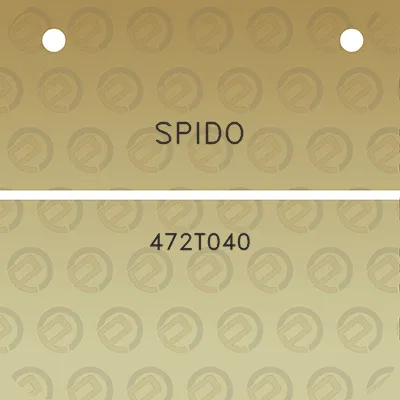 spido-472t040