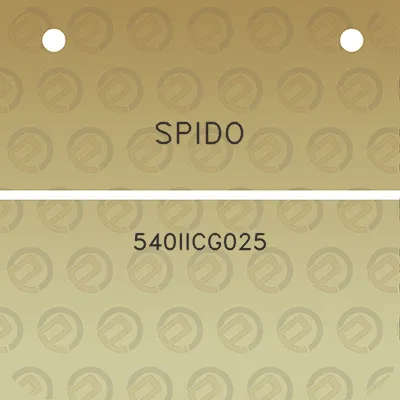 spido-540iicg025