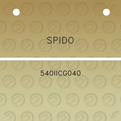 spido-540iicg040