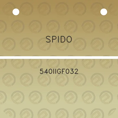 spido-540iigf032