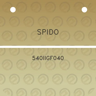 spido-540iigf040