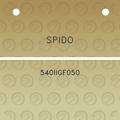 spido-540iigf050