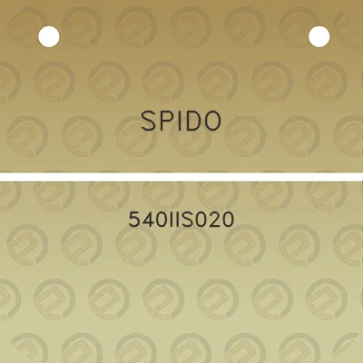 spido-540iis020