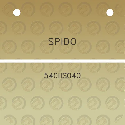 spido-540iis040