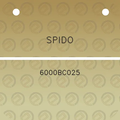 spido-6000bc025