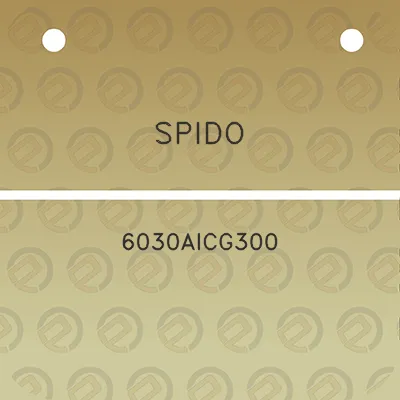 spido-6030aicg300