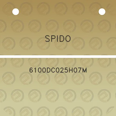 spido-6100dc025h07m