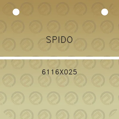 spido-6116x025