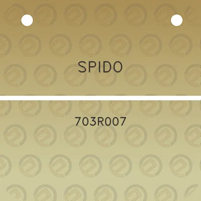 spido-703r007