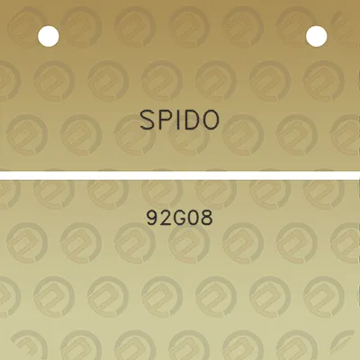 spido-92g08