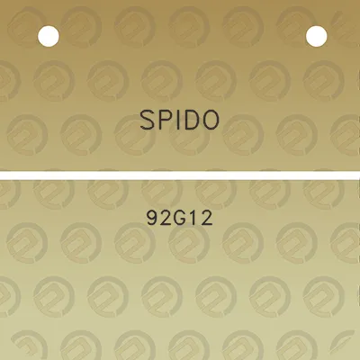 spido-92g12