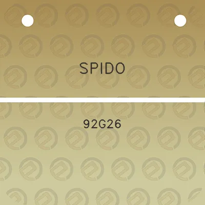 spido-92g26