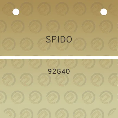 spido-92g40