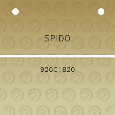 spido-92gc1820