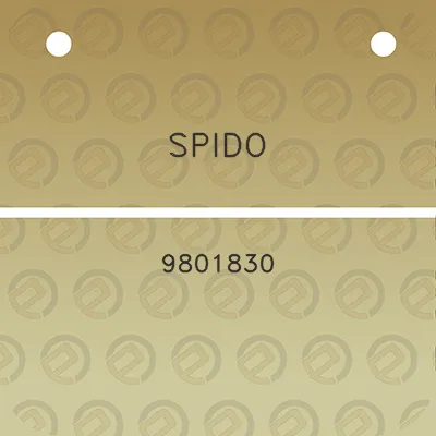 spido-9801830