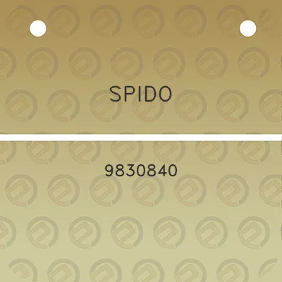 spido-9830840