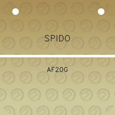 spido-af20g