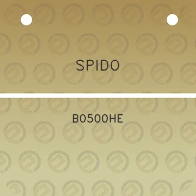 spido-b0500he