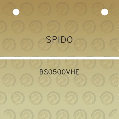 spido-bs0500vhe