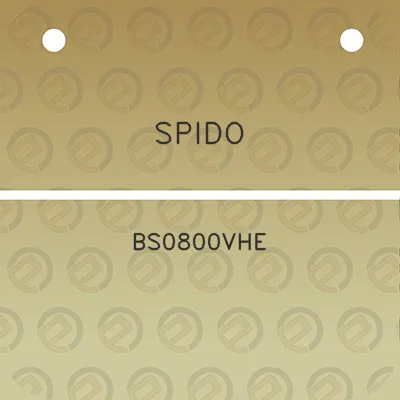 spido-bs0800vhe