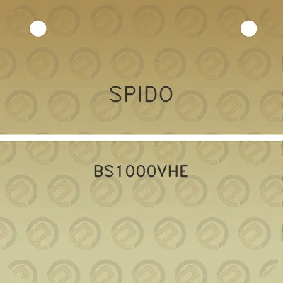 spido-bs1000vhe