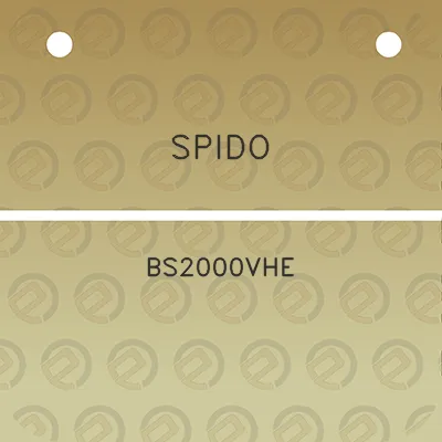 spido-bs2000vhe