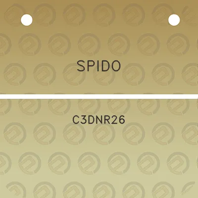 spido-c3dnr26