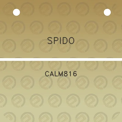 spido-calm816