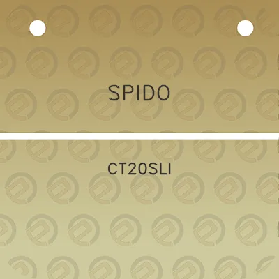 spido-ct20sli