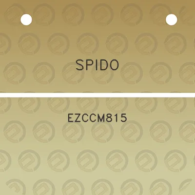 spido-ezccm815