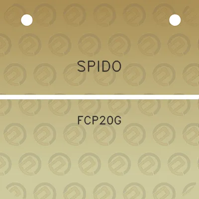 spido-fcp20g