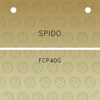 spido-fcp40g